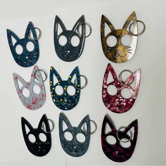 ❤️ stab with sparkle ✨ 🙏🏽 Handmade Resin Self Defense Key Chain: 1 for $7.00 - Picture 5 of 9